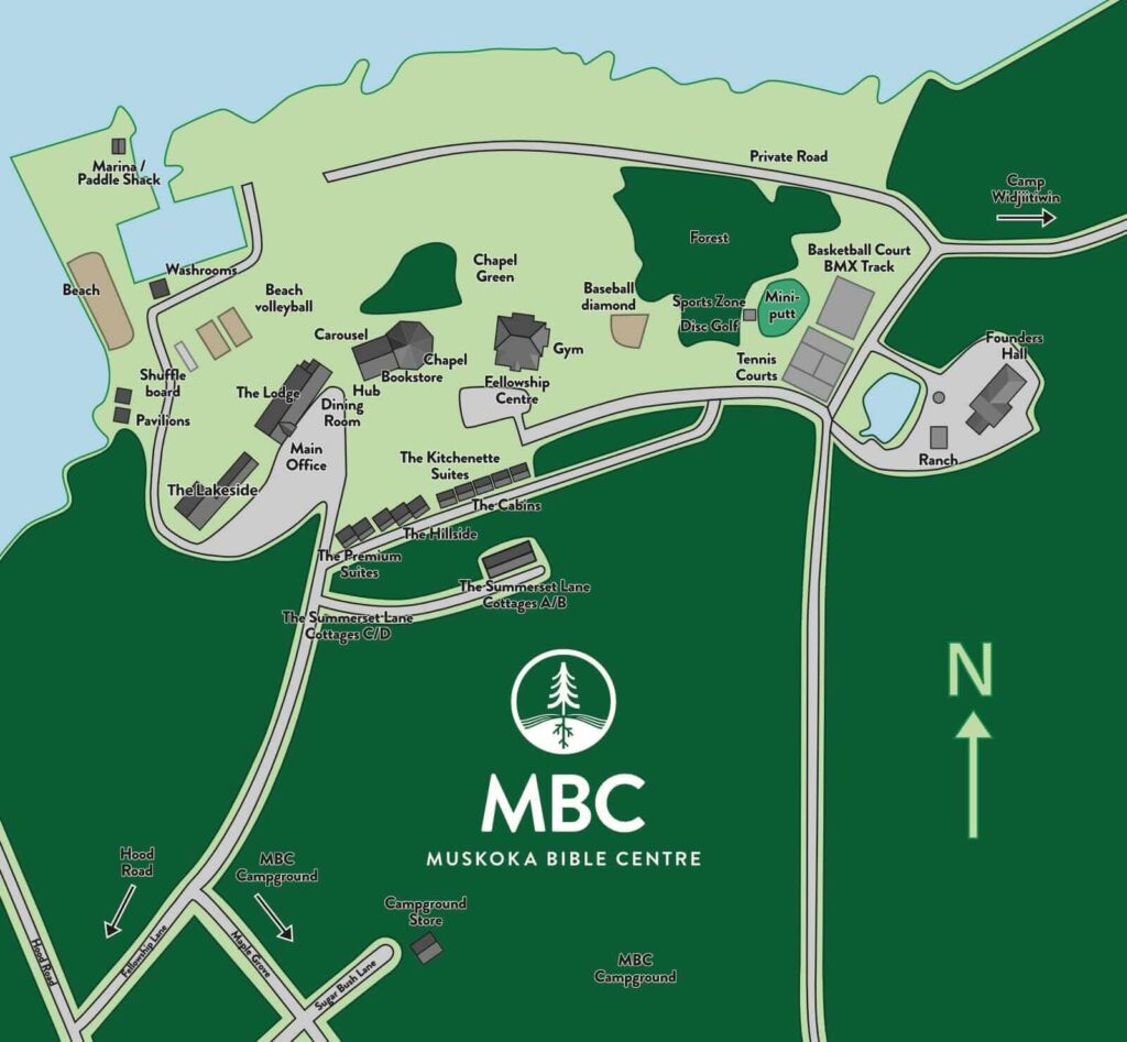 Bible Lake Camping Map