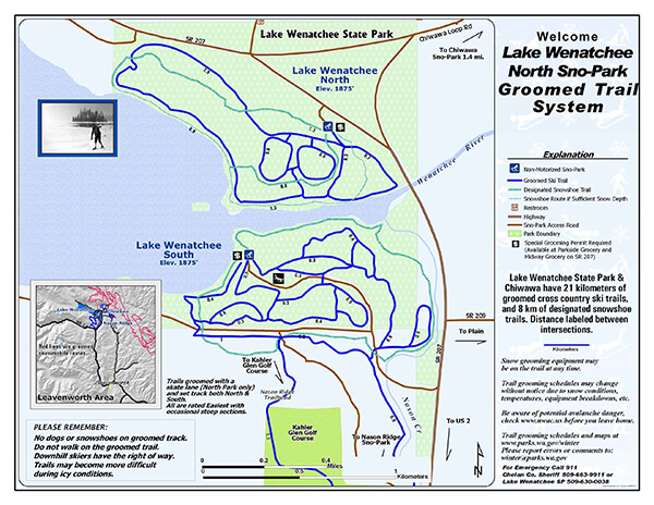 Lake Wenatchee State Park Camping Map